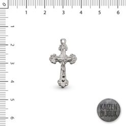 Cruz con cristo doble faz 26mm
