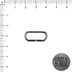 Argollas Rectangulares 22 x 10 mm