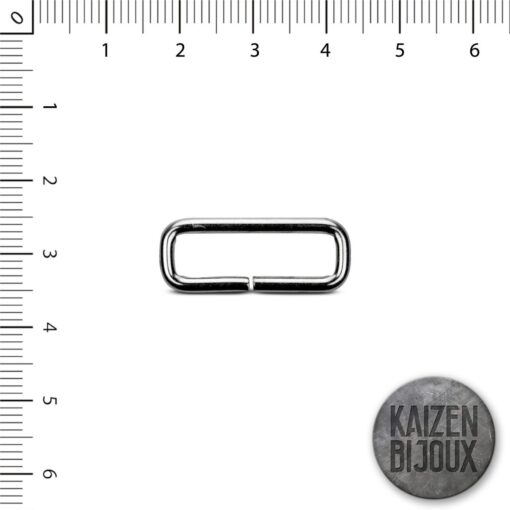 Argollas Rectangulares 25 x 10 mm (SOLO RESERVA)