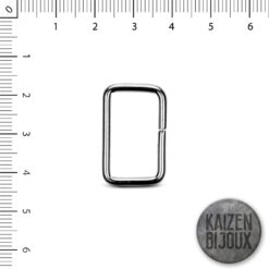 Argollas Rectangulares 25 x 16 mm