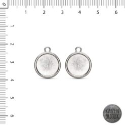 Base medalla 12,5mm Doble Faz