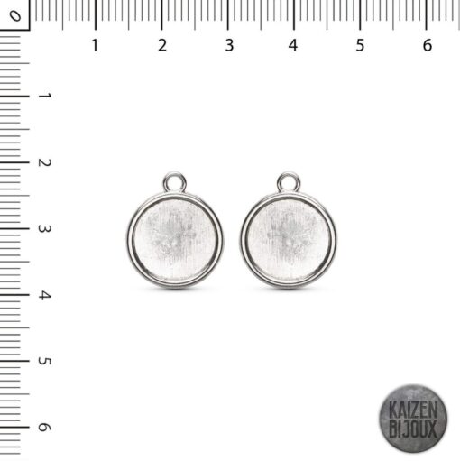 Base medalla 12,5mm Doble Faz