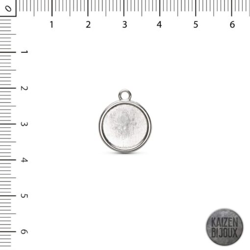 Base medalla 12mm Simple Faz