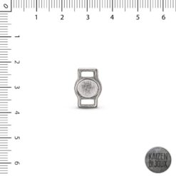 Base Pulsera Oval 7 x 8,5mm Simple Faz