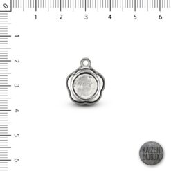Base medalla Flor 9mm interno