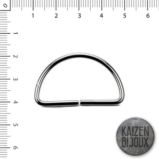 Argolla Medialunas 40 x 23 mm