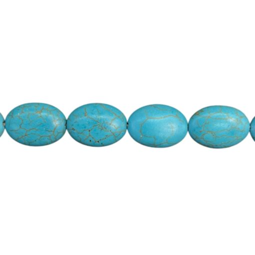 Piedras Reconstituidas Oval 18*25 Turquesa