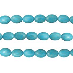 Alternative view of Piedras Reconstituidas Oval 18*25 Turquesa