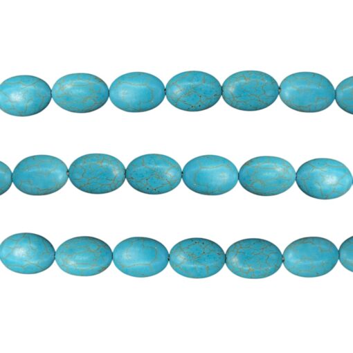 Piedras Reconstituidas Oval 18*25 Turquesa - Image 2