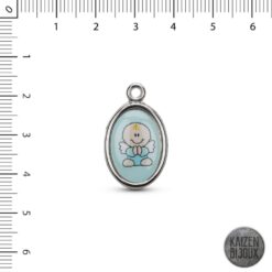 Bautismo Nene Oval Simple Faz