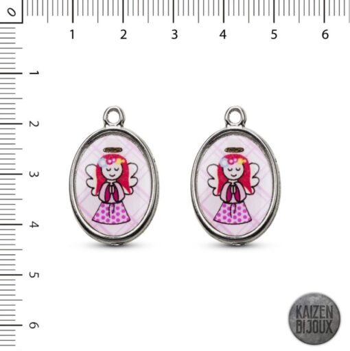 Oval Angel 18 x 23mm
