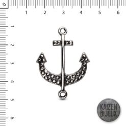 Ancla Pulsera 40mm Patinada