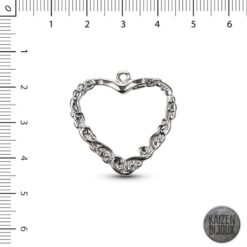 Silueta Corazon con grabado