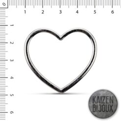 Corazon Silueta 43mm sin argolla