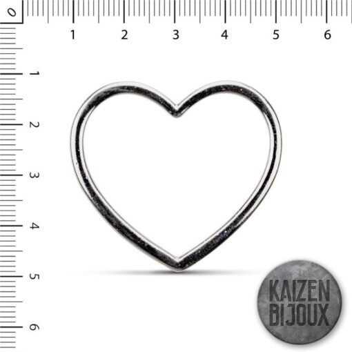 Corazon Silueta 43mm sin argolla