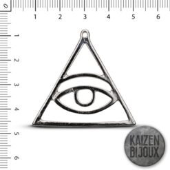 Dije triangular Ojo de Horus