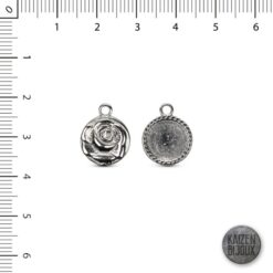 Base 10mm con Rosa