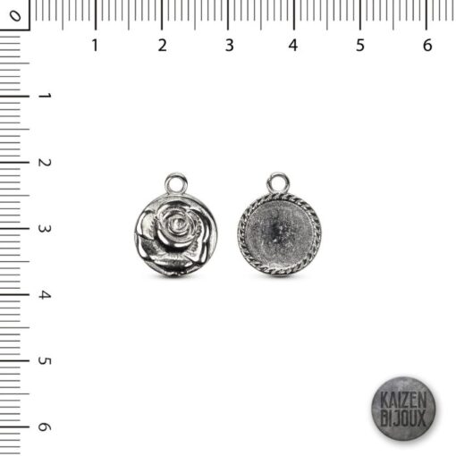 Base 10mm con Rosa