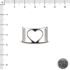 Alternative view of Pasante p/choker Corazón