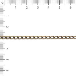 Cadena Aluminio Groumet Limada Bronce