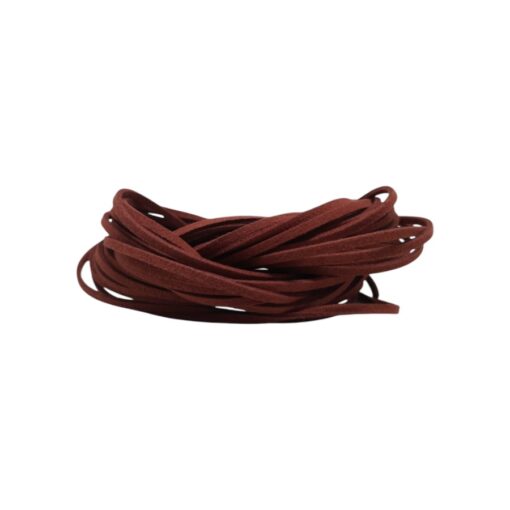 Cinta de Gamuza 3mm Marron Rojizo