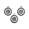 Dije Redondo Sol con Strass