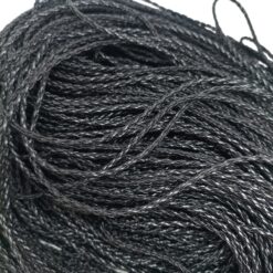 Cuerina Trenzada Negra 3mm