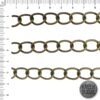 Cadena Chanel 1.8 Bronce