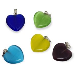 Colgante Corazón de vidrio
