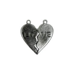 Dije Corazon "LOVE" doble agarre