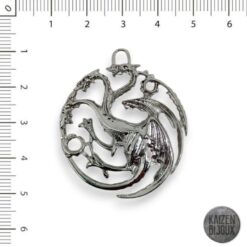 Dije Dragón de 3 cabezas