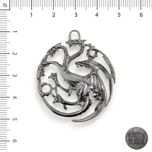 Dije Dragón de 3 cabezas