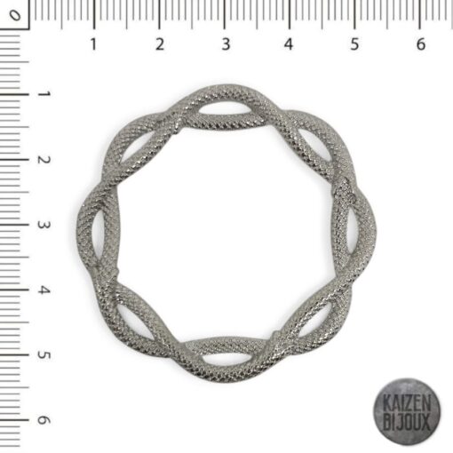 Argollas Serpientes trenzadas