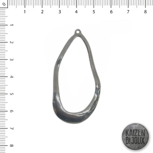 Dije Silueta oval irregular