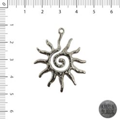 Dije Sol espiral chico