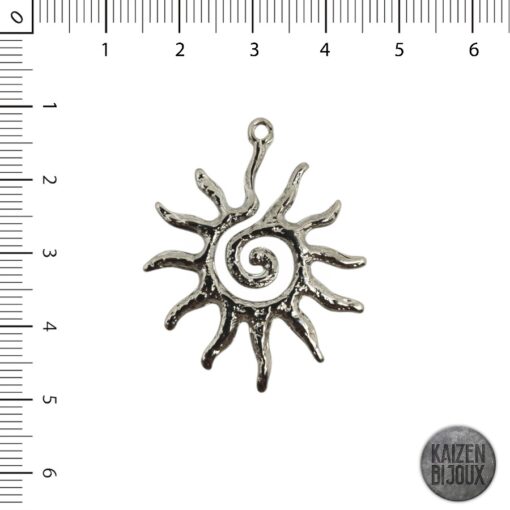 Dije Sol espiral chico