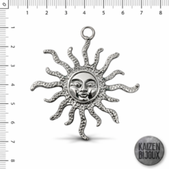 Dije Sol Patrio Gigante Martillado