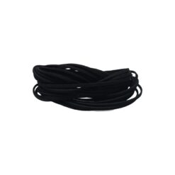 Cinta de Gamuza 3mm Negra