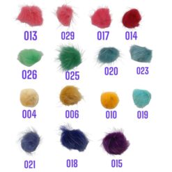 Pompones Pelo colgante