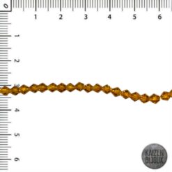 Bicono 4mm Ámbar