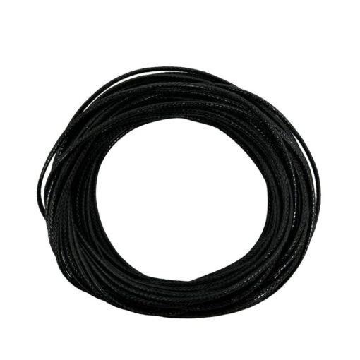 Cordón con alma Negro Brillante