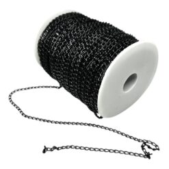 Cadena Alu finita Negra ROLLO