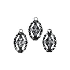 Dije Oval con Strass