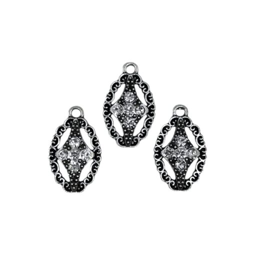 Dije Oval con Strass