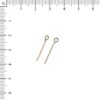 Alfiler 2.5cm bronce c/rulo