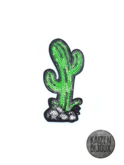 Aplique Termoadhesivo Cactus Con lentejuelas