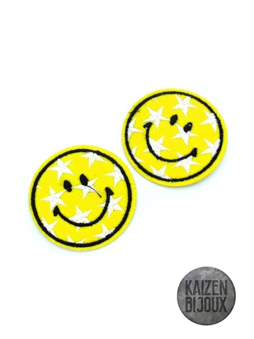 Aplique Termoadhesivo Smile Con Estrellas
