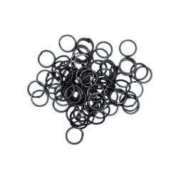 Argollas 8mm Plata Vieja