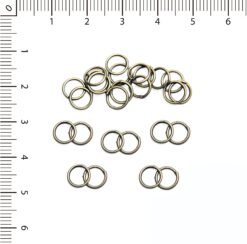 Argollas 7mm bronce
