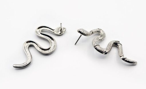 Aro serpiente mediana niquel con Fru Fru